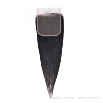 hd lace frontal 2x6 4x4 5x5 13*4 lace closure human hair weave virgin hair cheap lace closure human hair bundles with closure
